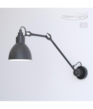 4125/1WD MODERN ODL19 525 черный Бра на кронштейне Е14 1*40W ARTA-foto4