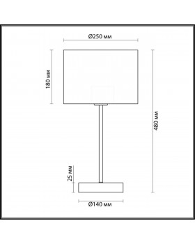 3745/1T MODERNI LN19 115 никель Настольная лампа E27 220V NIKKI-foto2