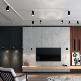 370836 PORT NT22 083 черный Светильник трековый однофазный трехжильный IP20 GU10 9W 220V TULIP-foto12