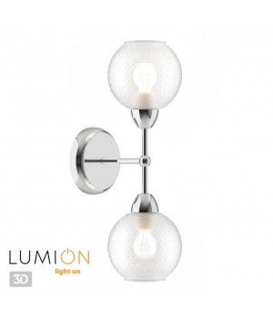 4438/2W MODERNI LN20 085 хром, стекло Бра E14 2*40W 220V EVERLY-foto4