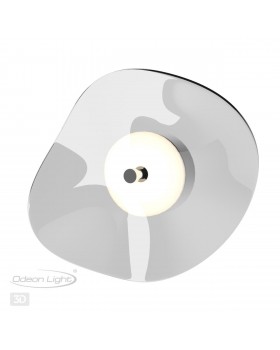 4858/5WL L-VISION ODL_EX21 97 никель/дымчатый/стекло Настенный светильник LED 1*5W 3500K FLUENT-foto5