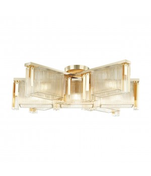 4877/7C HALL ODL_EX22 59 золотой/прозрачный/стекло Люстра потолочная E14 7*40W GATSBY-foto6