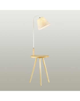 4667/1F HALL ODL20 553 светлое дерево/рогожка Торшер E27 1*60W 220V KALDA-foto4