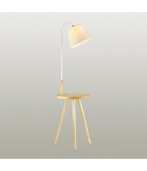 4667/1F HALL ODL20 553 светлое дерево/рогожка Торшер E27 1*60W 220V KALDA-foto4