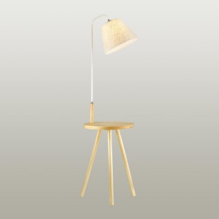 4667/1F HALL ODL20 553 светлое дерево/рогожка Торшер E27 1*60W 220V KALDA-foto4