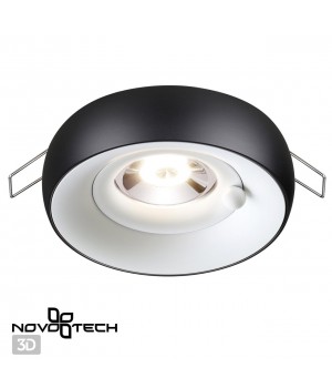 370798 SPOT NT21 293 белый/черный Светильник встраиваемый влагозащищенный IP44 GU10 50W 220V WATER-foto4