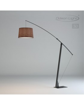 4061/1F MODERN (В 3-Х КОРОБКАХ) ODL19 551 черный Торшер E27 60W BRONX-foto4