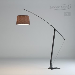 4061/1F MODERN (В 3-Х КОРОБКАХ) ODL19 551 черный Торшер E27 60W BRONX-foto4