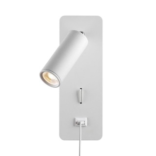 4300/3WL HIGHTECH ODL22 275 белый/металл Настенный светильник IP20 c USB зарядкой c выкл. LED 3W 265Лм 3000K BILL-foto4