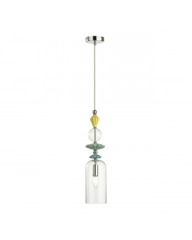 4893/1 CLASSIC ODL_EX22 71 хром/раноцветн./керамика/стекло Подвес E14 1*40W 4893/1 BIZET-foto6