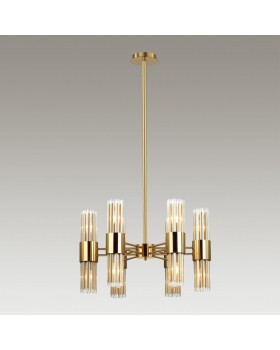 4786/12 HALL ODL21 457 золото/металл/стекло Люстра E14 12*40W VIKETA-foto3