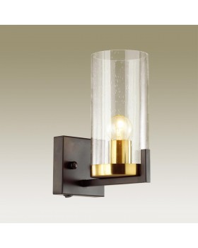 4817/1W COUNTRY ODL21 483 черный/золотой/прозрачный Бра с выкл. E27 1*60W KAVO-foto4