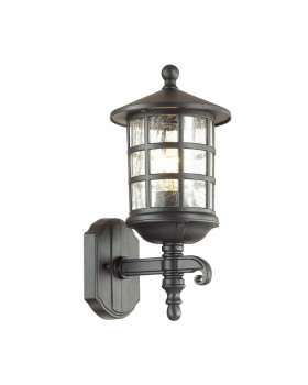 4043/1W NATURE ODL18 581 черный Уличный настенный светильник IP44 E27 60W 220V HOUSE-foto4