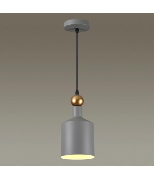 4086/1 PENDANT ODL19 361 серый/золотой Подвес Е27 1*40W 220V BOLLI-foto4