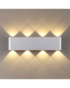 4217/8WL HIGHTECH ODL21 197 серебр/металл Настен.светильник IP20 LED 8W 915Лм 3000K MAGNUM-foto3