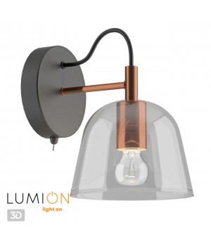 4455/1W MODERNI LN20 183 черный, медный Бра E14 1*40W 220V JOSEPH-foto5