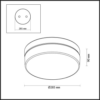 4680/18CL DROPS ODL20 527 хром/белый Светильник IP44 LED 3000K 18W 220V RIMA-foto2