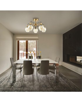 3777/5C MODERNI LN19 170 бронза Люстра потолочная E27 5*60W 220V MEGAN-foto4