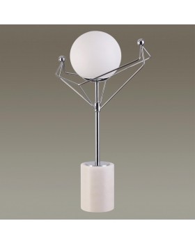 4467/1T MODERNI LN20 55 хром, белый Настольная лампа E14 1*40W 220V KENNEDY-foto3