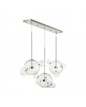 4802/36L L-VISION (В 3-Х КОРОБКАХ) ODL22 327 хром/прозрачный/стекло Люстра LED 36W 4000K BUBBLES-foto5