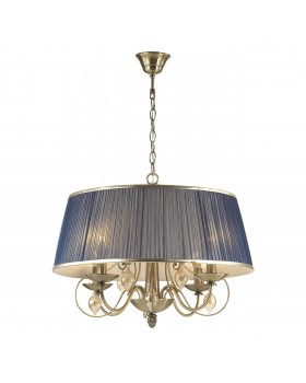 3921/4 CLASSIC ODL18 496 бронза/ткань/стекло Люстра IP20 E14 4*40W 220V NIAGARA-foto5