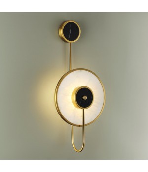 4312/5WL MIDCENT ODL22 175 светлый/черный мрамор/черный металл Настенный светильник IP20 LED 10W 525Лм 3000K NAXOS-foto4