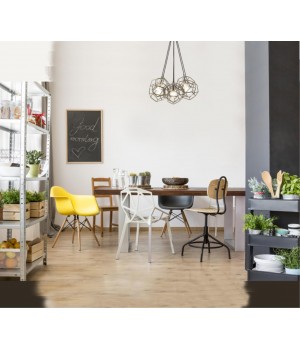 3739/6 SUSPENTIONI LN19 140 коричневый Люстра E27 6*60W 220V ERVIN-foto4