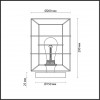 4410/1T LOFTI LN19 218 черный, золотой Настольная лампа E27 1*60W 220V RUPERT