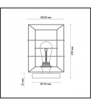 4410/1T LOFTI LN19 218 черный, золотой Настольная лампа E27 1*60W 220V RUPERT-foto2