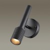 4238/1W HIGHTECH ODL21 233 черный/металл Настенный св-ник выкл на плафоне IP20 LED GU10 max 10W MEHARI