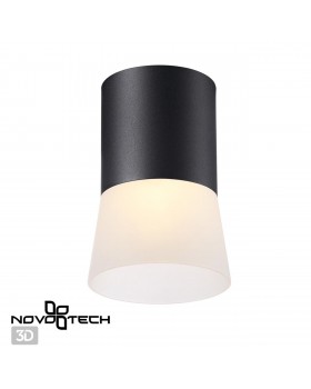 370900 OVER NT22 171 черный Светильник накладной IP20 GU10 9W 220V ELINA-foto3