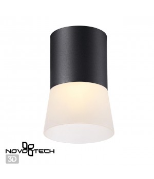 370900 OVER NT22 171 черный Светильник накладной IP20 GU10 9W 220V ELINA-foto3