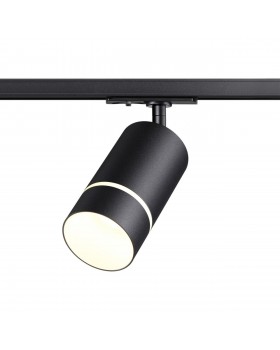 370777 PORT NT21 086 черный Светильник трековый однофазный трехжильный IP20 GU10 9W 235V ELINA-foto6