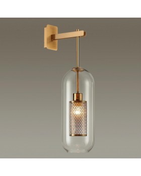 4940/1W PENDANT ODL22 291 античн.бронза/металл/прозрачный/стекло Бра E27 1*40W CLOCKY-foto3