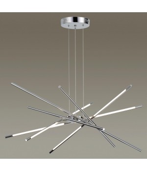 4323/84L HIGHTECH ODL22 125 металл/хром полированный Подвесной светильник IP20 LED 76W 3588Лм 3000K FUERTE-foto4