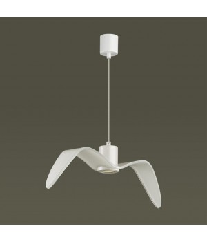 4904/1C PENDANT ODL22 289 белый/стекло Подвес GU10 1*5W BIRDS-foto4