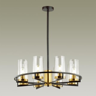 4817/8 COUNTRY ODL21 483 черный/золотой/прозрачный Люстра E27 8*60W KAVO-foto3