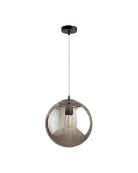 4756/1 PENDANT ODL21 353 дымчатый/черный Подвес E27 60W KATA