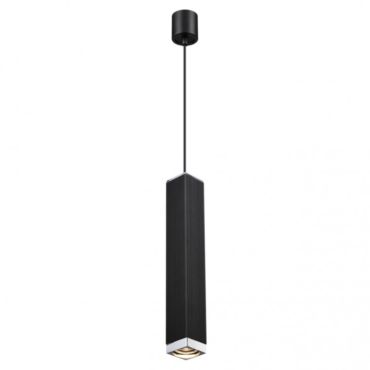 4790/5L PENDANT ODL21 247 черный/хром Подвес GU10 1*5W CUBI