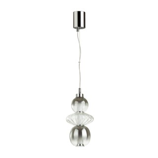 4867/8L PENDANT ODL21 261 хром/дымчатый/прозрачный Подвес LED 8W 560Лм 4000К MONRA