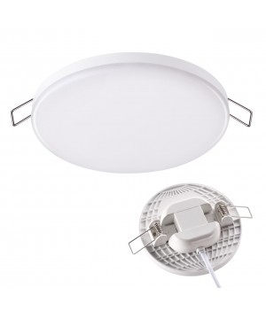 358141 SPOT NT19 271 белый Встраиваемый светильник IP20 LED 3000K 12W 85 - 265V MOON