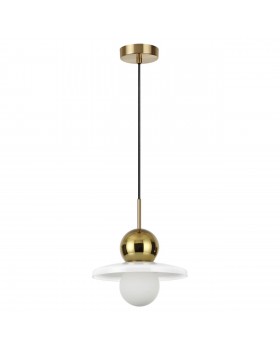 5014/1B MODERN ODL23 295 золотой/белый/белый матовый металл/стекло Подвес G9 LED 5W HATTY