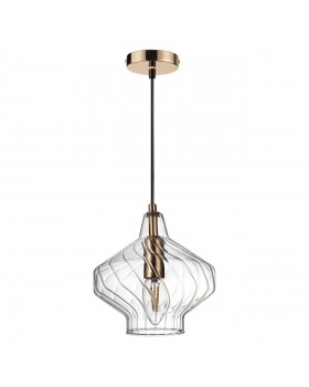 4584/1 SUSPENTIONI LN21 138 золотой, прозрачный Подвес E14 60W 220V DOVE