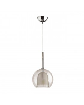 4698/1 PENDANT ODL20 305 хром/дымчатый Подвес E14 1*40W LEVA
