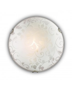 108/K GLASSI SN 107 Светильник стекло/белое E27 2*60Вт D300 VUALE