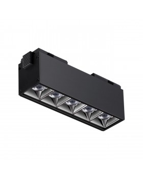 358523 SHINO NT21 060 черный Трековый светильник для низковольного шинопровода IP20 LED 4000K 10W 48V KIT