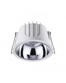 358693 SPOT NT21 251 белый/хром Светильник встраиваемый светодиодный IP20 LED 4000К 20W 100-265V KNOF