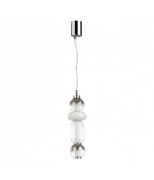 4827/18L PENDANT ODL21 321 хром/дымчатый/белый/прозрачный Подвес LED 18W BEANS