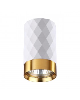 4286/1C HIGHTECH ODL22 263 белый/золотистый/металл Потолочный светильник IP20 LED GU10 max 10W AD ASTRUM