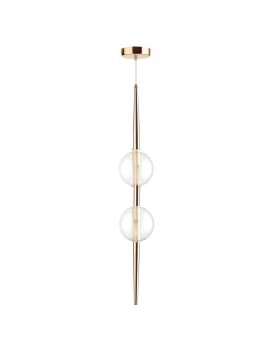 4685/2 PENDANT ODL20 295 медный/прозрачный Подвес G9 2*5W 220V LAZIA